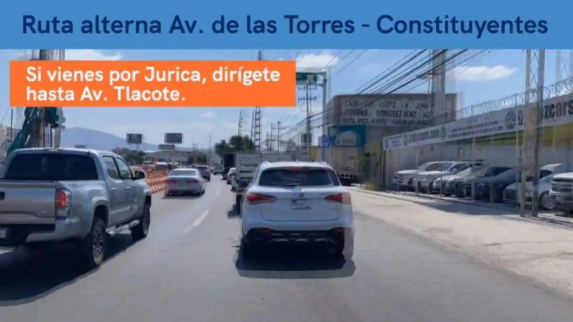 ruta alterna Jurica-Constituyentes